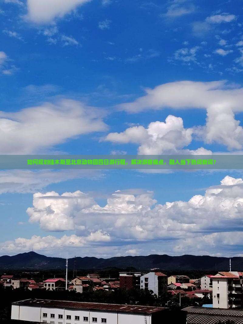 如何规划佳木斯至北京动物园四日游行程，解决游客痛点，融入当下热词新词？