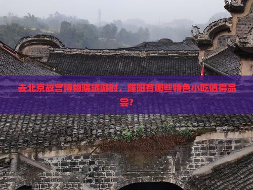 去北京故宫博物院旅游时，濮阳有哪些特色小吃值得品尝？