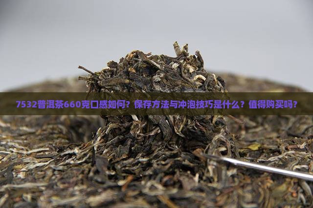 7532普洱茶660克口感如何？保存方法与冲泡技巧是什么？值得购买吗？