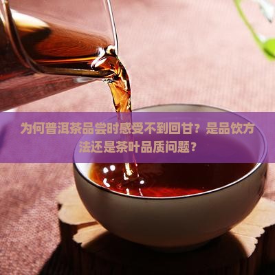 为何普洱茶品尝时感受不到回甘？是品饮方法还是茶叶品质问题？