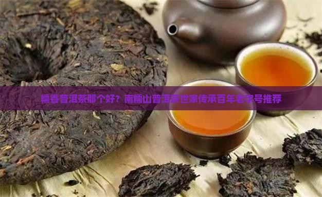 糯香普洱茶那个好？南糯山普洱茶世家传承百年老字号推荐