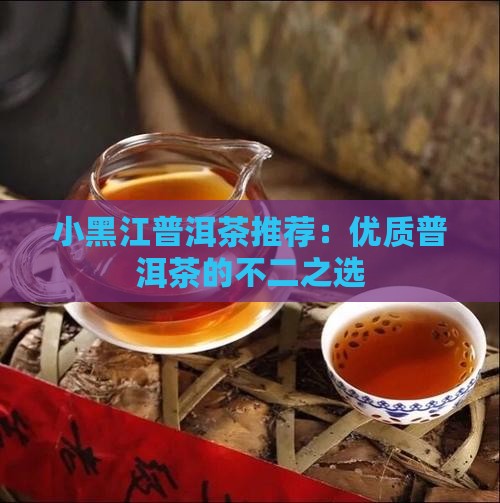小黑江普洱茶推荐：优质普洱茶的不二之选