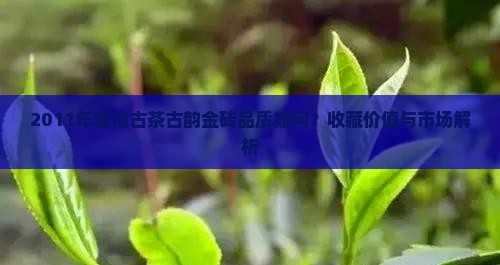2011年澜沧古茶古韵金砖品质如何？收藏价值与市场解析