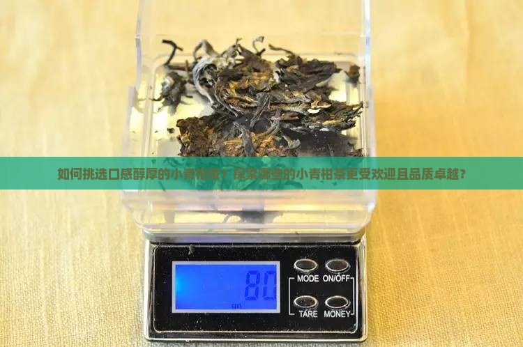 如何挑选口感醇厚的小青柑茶？探索哪些的小青柑茶更受欢迎且品质卓越？