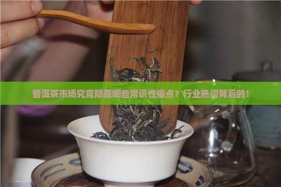普洱茶市场究竟隐藏哪些常识性痛点？行业热词背后的！