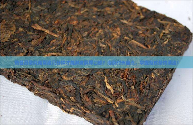 熟普洱茶究竟需泡几分钟才能激发醇厚口感？泡茶时长痛点，掌握新式茶饮潮流！