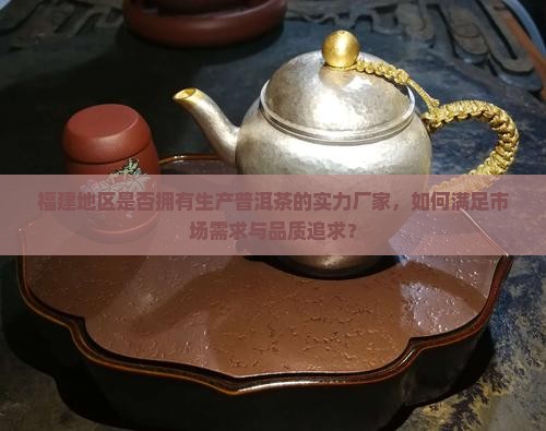 福建地区是否拥有生产普洱茶的实力厂家，如何满足市场需求与品质追求？