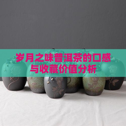 岁月之味普洱茶的口感与收藏价值分析