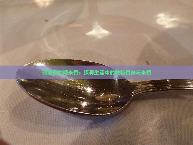 普洱茶的糯米香：探寻生活中的独特香味与米香