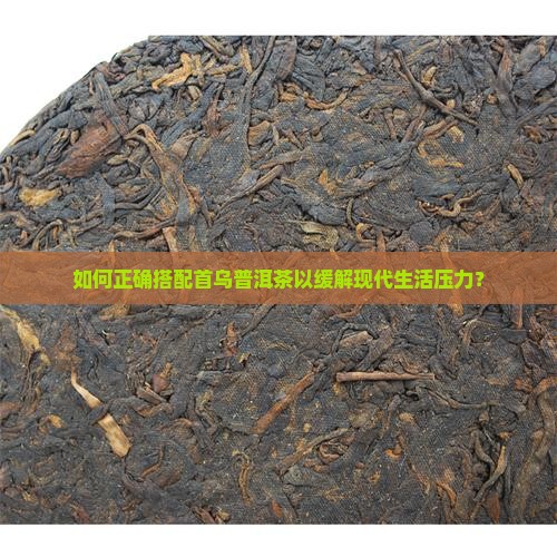 如何正确搭配首乌普洱茶以缓解现代生活压力？