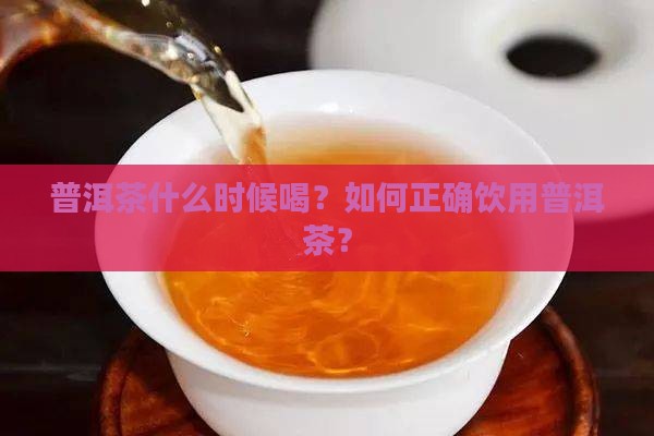 普洱茶什么时候喝？如何正确饮用普洱茶？