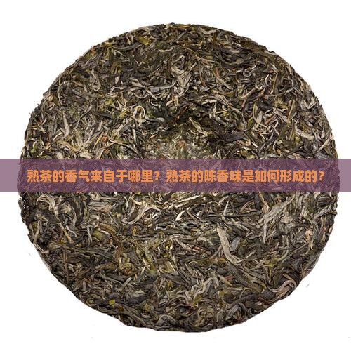 熟茶的香气来自于哪里？熟茶的陈香味是如何形成的？