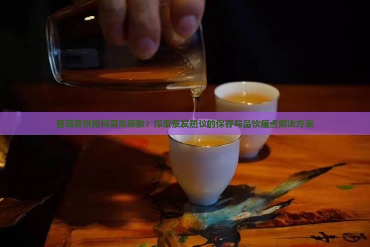 普洱茶饼如何高效蒸散？探索茶友热议的保存与品饮痛点解决方案
