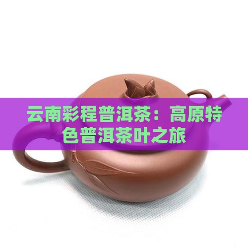 云南彩程普洱茶：高原特色普洱茶叶之旅