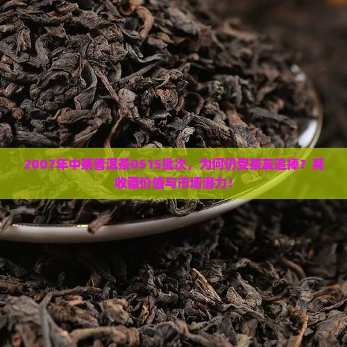 2007年中茶普洱茶0515批次，为何仍受茶友追捧？其收藏价值与市场潜力！
