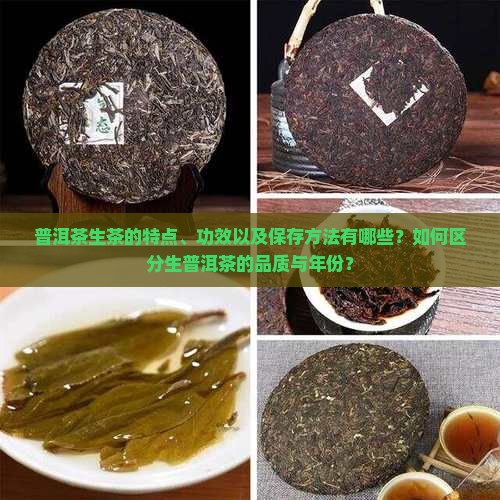 普洱茶生茶的特点、功效以及保存方法有哪些？如何区分生普洱茶的品质与年份？
