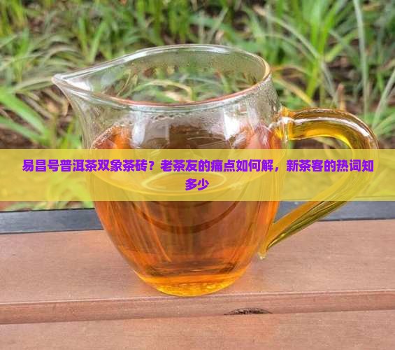 易昌号普洱茶双象茶砖？老茶友的痛点如何解，新茶客的热词知多少
