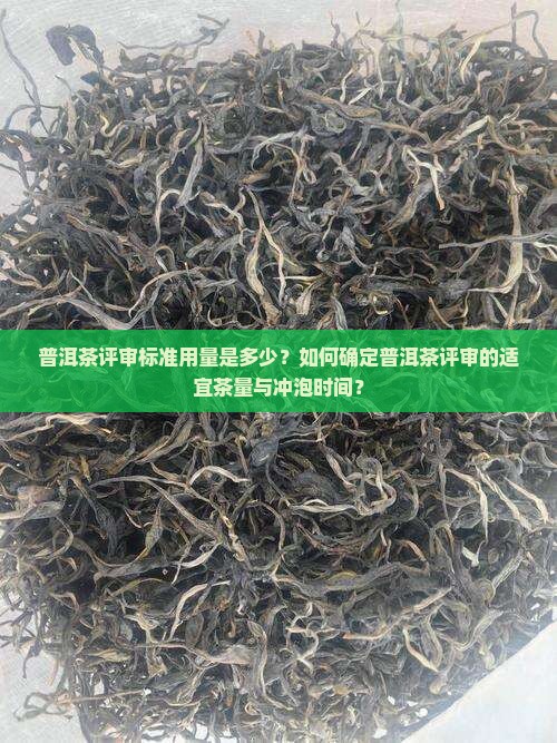 普洱茶评审标准用量是多少？如何确定普洱茶评审的适宜茶量与冲泡时间？