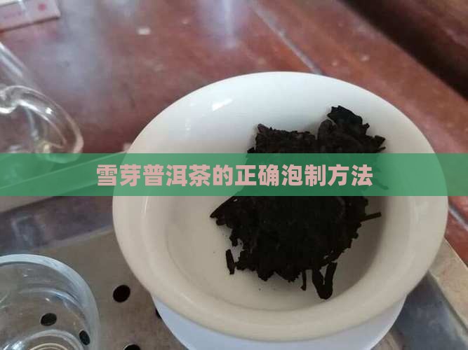 雪芽普洱茶的正确泡制方法