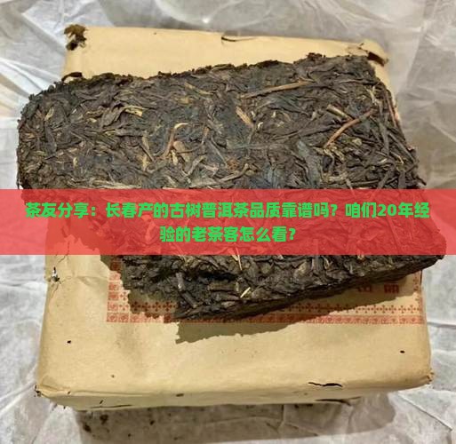 茶友分享：长春产的古树普洱茶品质靠谱吗？咱们20年经验的老茶客怎么看？