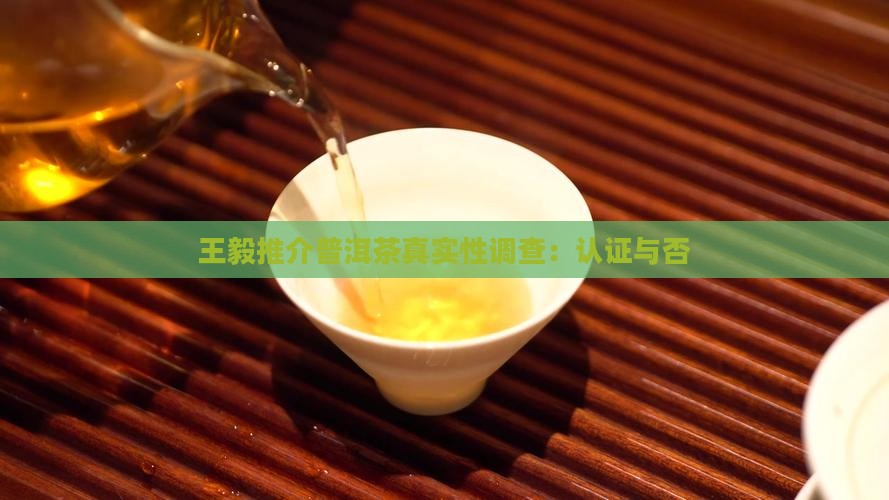 王毅推介普洱茶真实性调查：认证与否