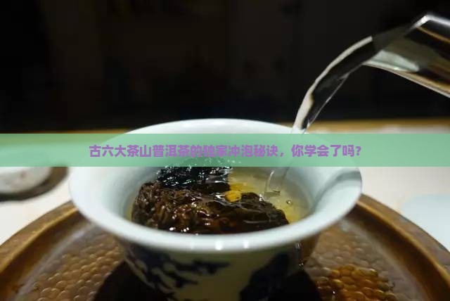 古六大茶山普洱茶的独家冲泡秘诀，你学会了吗？