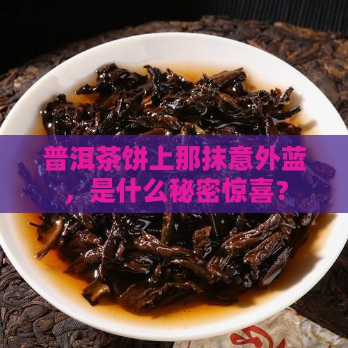 普洱茶饼上那抹意外蓝，是什么秘密惊喜？