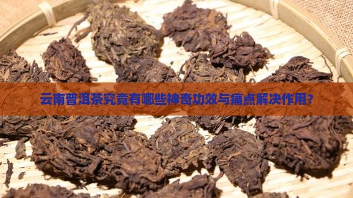 云南普洱茶究竟有哪些神奇功效与痛点解决作用？