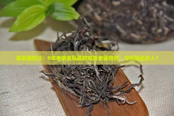 茶友圈热议：9年老茶客私藏的章家老寨熟饼，为何如此诱人？