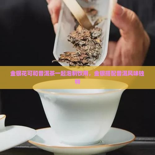 金银花可和普洱茶一起泡制饮用，金银搭配普洱风味独特