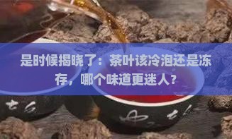是时候揭晓了：茶叶该冷泡还是冻存，哪个味道更迷人？