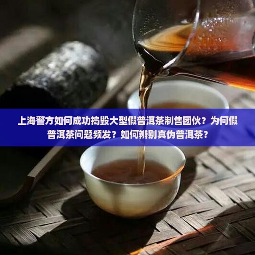 上海警方如何成功捣毁大型假普洱茶制售团伙？为何假普洱茶问题频发？如何辨别真伪普洱茶？
