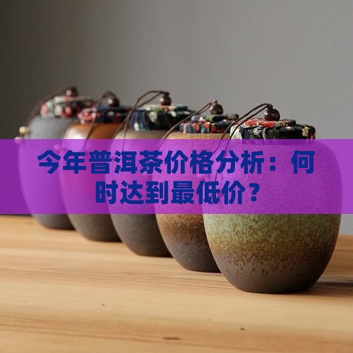 今年普洱茶价格分析：何时达到最低价？