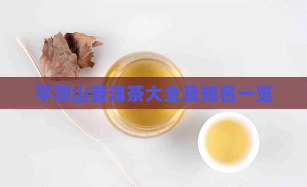 平顶山普洱茶大全及知名一览