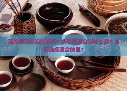 西施壶可以泡红茶吗？紫砂壶适合泡什么茶？如何选择适合的壶？