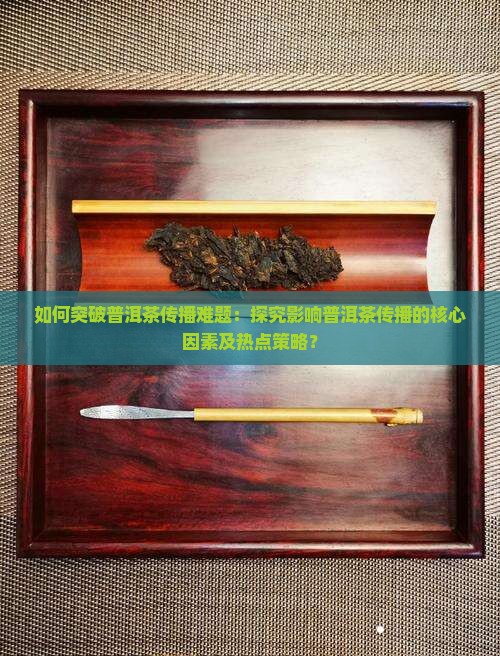 如何突破普洱茶传播难题：探究影响普洱茶传播的核心因素及热点策略？