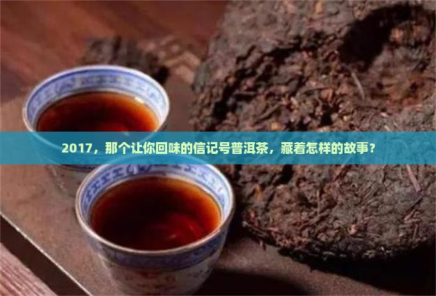 2017，那个让你回味的信记号普洱茶，藏着怎样的故事？