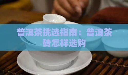 普洱茶挑选指南：普洱茶砖怎样选购