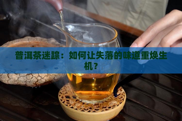 普洱茶迷踪：如何让失落的味道重焕生机？