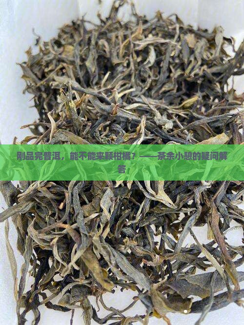 刚品完普洱，能不能来颗柑橘？——茶余小憩的疑问解答