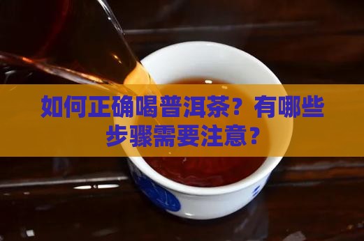 如何正确喝普洱茶？有哪些步骤需要注意？