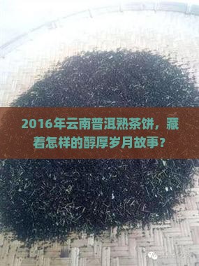 2016年云南普洱熟茶饼，藏着怎样的醇厚岁月故事？
