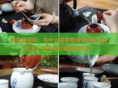 茶友圈疑问：为什么湖南普洱茶代理价波动大？怎样找到靠谱的代理？