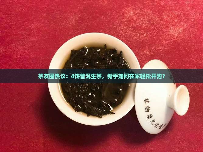 茶友圈热议：4饼普洱生茶，新手如何在家轻松开泡？