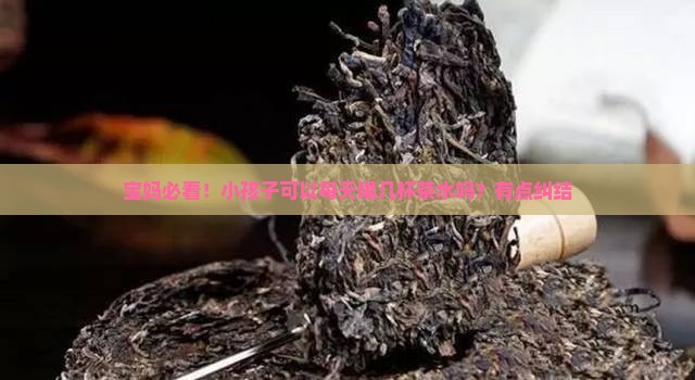 宝妈必看！小孩子可以每天喝几杯茶水吗？有点纠结