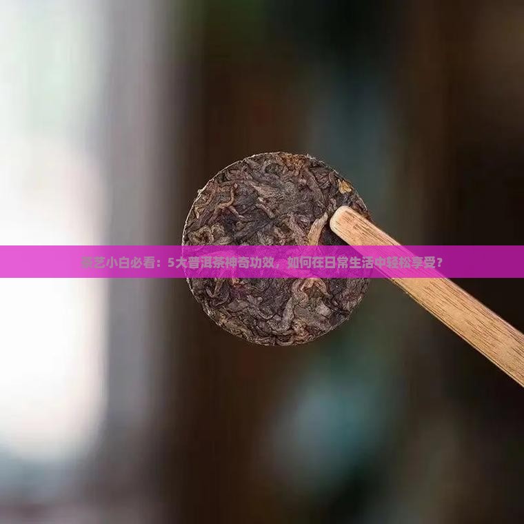 茶艺小白必看：5大普洱茶神奇功效，如何在日常生活中轻松享受？