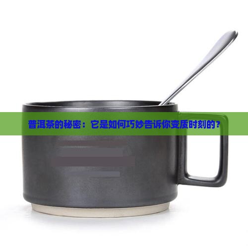 普洱茶的秘密：它是如何巧妙告诉你变质时刻的？