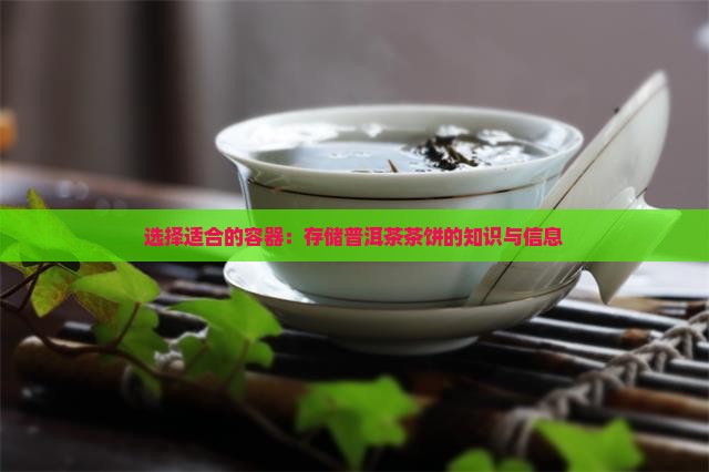 选择适合的容器：存储普洱茶茶饼的知识与信息