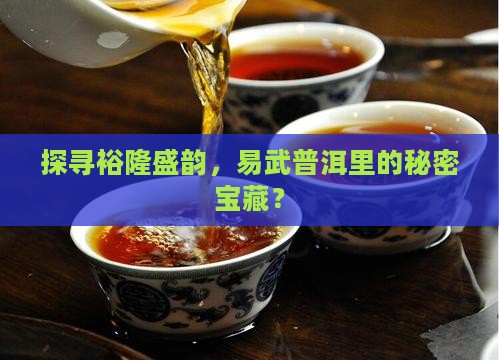 探寻裕隆盛韵，易武普洱里的秘密宝藏？