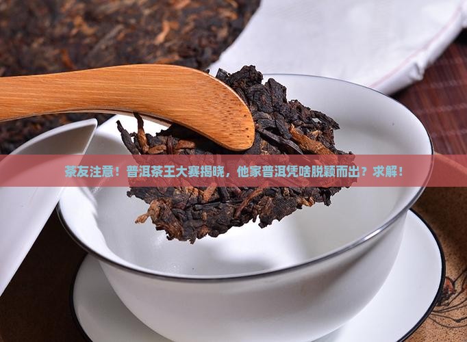 茶友注意！普洱茶王大赛揭晓，他家普洱凭啥脱颖而出？求解！
